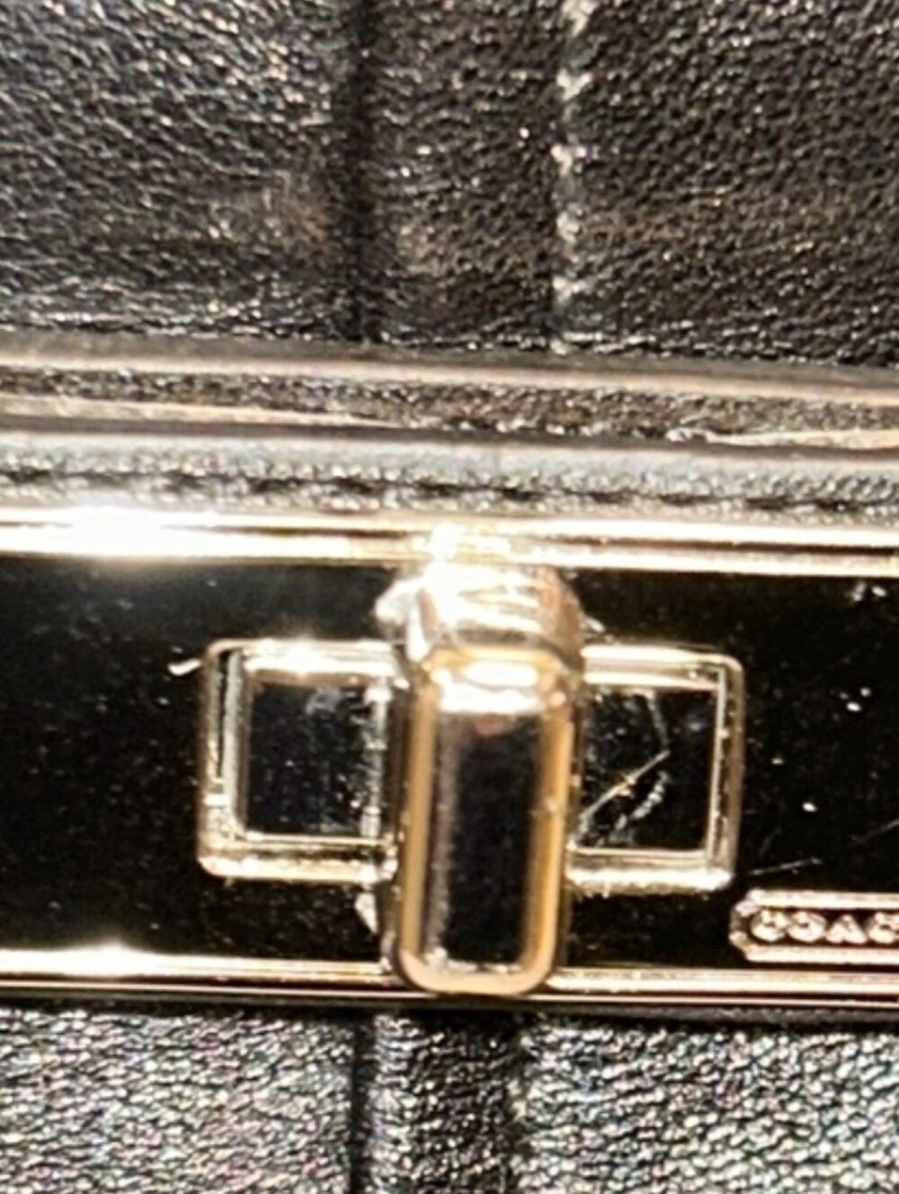 Coach Chelsea Jayden Black Leather Carryall Shoulder Bag EUC - Picture 9 of 11